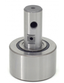 Original new Komori machine cam follower part numbers 764-3203-702 and 764-3203-701, model KRX18X47X68.5-4/3AS, made in Japan.