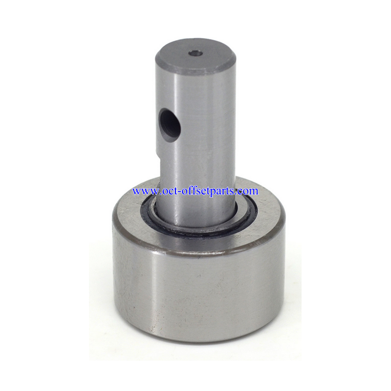 Original new Komori machine cam follower part numbers 464-3233-014 and 4643233014, model KRX18X40X64.5-2, made in Japan.