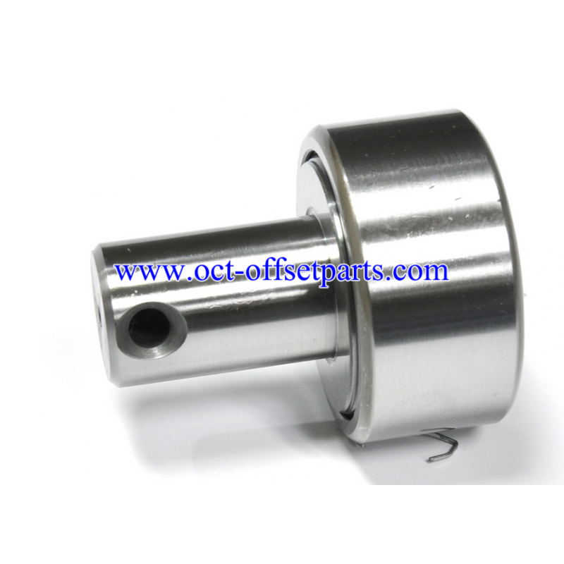 Original new Komori machine cam follower part numbers 764-6001-901 and 742-6001-402, model KRX18X40X49.5-5/0G, made in Japan.