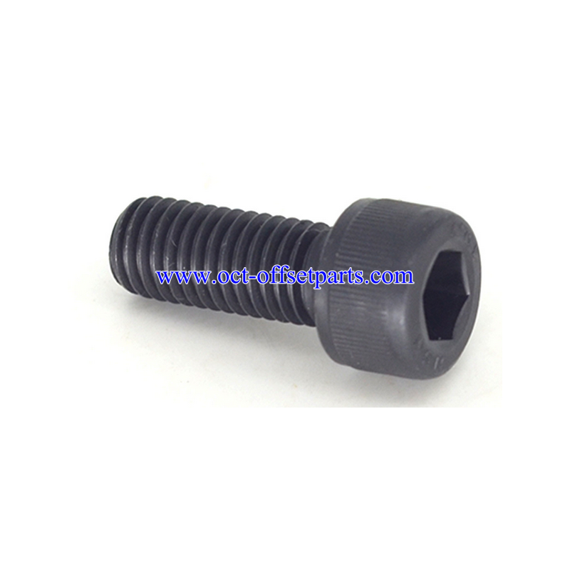 Original new Komori machine cam follower screw part numbers 6AD-0100-253 and 6AD0100253, made in Japan.