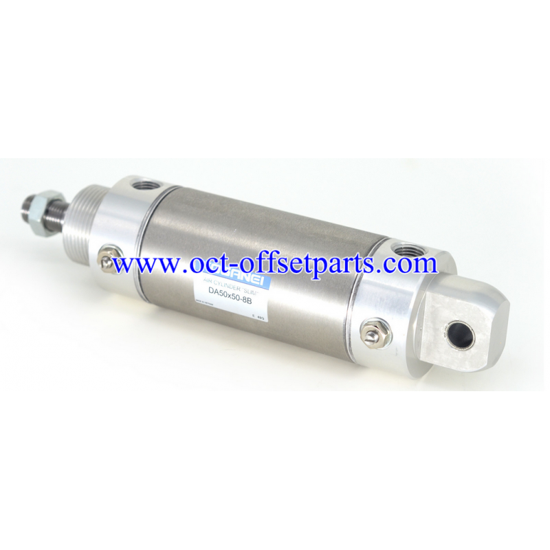 Original new Komori machine cylinder part numbers PRG-3255-400 and GGV-3203-004, with DA 50x50 specification, made in Japan.