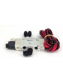 Komori LS machine valve, part numbers 764-1312-200 and 7641312200, made in Japan.