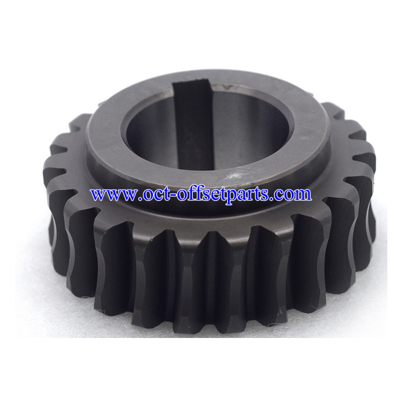 Original new Komori machine gear, part numbers 444-3122-004 and 4443122004, made in Japan.