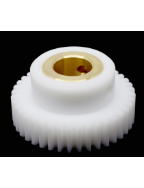 Original new Komori machine gear, part numbers 274-5101-401 and 2745101401, for Komori L-428 machine, made in Japan.