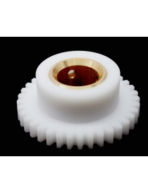 Original new Komori machine gear, part numbers 274-5090-400 and 2745090400, for Komori L-28 machine, made in Japan.