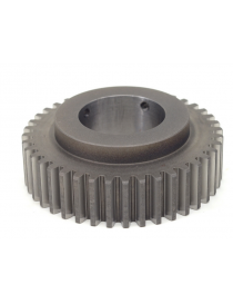 Original new Komori machine gear, part numbers 444-5406-023 and 4445406023, for Komori L-440 machine, made in Japan.