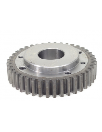 Original new Komori machine gear, part numbers 444-5405-023 and 4445405023, for Komori L-440 machine, made in Japan.