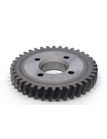 Original new Komori machine gear, part numbers 764-5501-201 and 7645501201, for Komori LS machines, made in Japan.