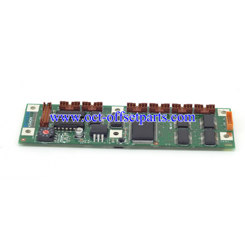 Original new Komori ink key board with switch, part numbers 5ZE8600400 and 5ZE-8600-400, FKMS brand.